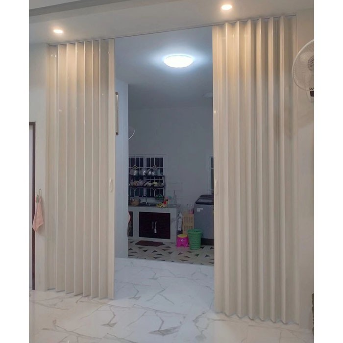 China PVC room dividers accordion folding doors factory